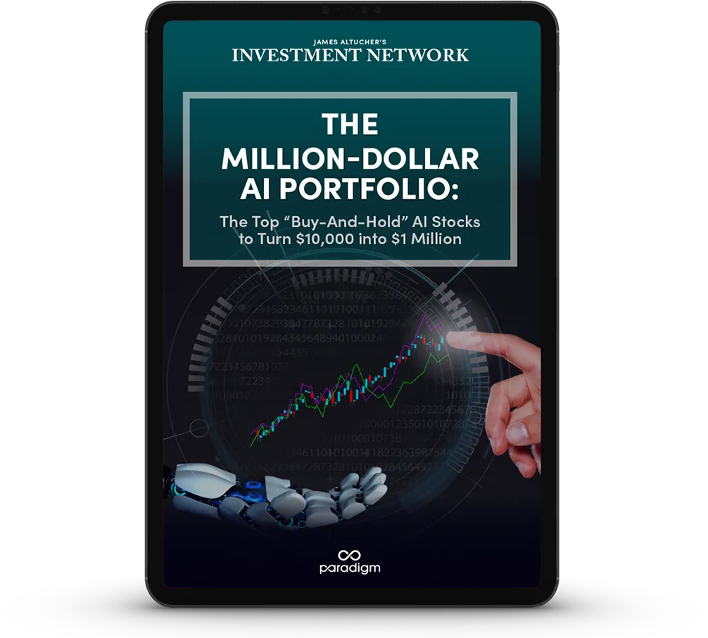 The Million-Dollar A.I. Portfolio: The Top “Buy and Hold” A.I. Stocks to Turn $10,000 Into
                $1
                Million
